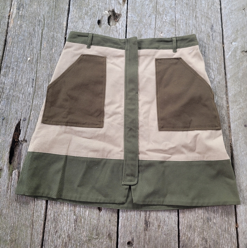Holding Horses Color Block Utility Skirt